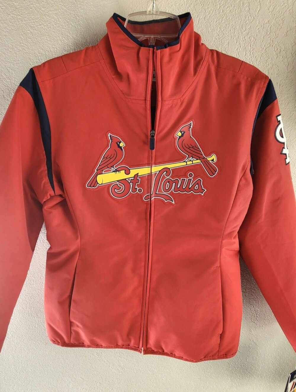 NWT Majestic Red St. Louis Cardinals ThermaBase Jacket Womens SMALL